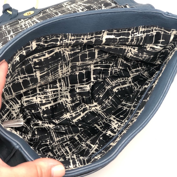 Satchel Purse Blue Grey +NEW+ - Picture 5 of 7